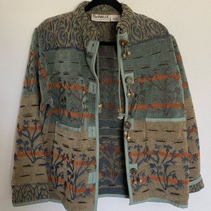 Vintage Flashback Tapestry Jacket Size Large